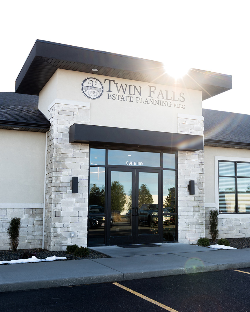 outside view of the Twin Falls Estate Planning office building