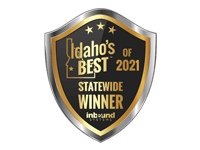 Idaho's Best of 2021 Statewide Winner badge